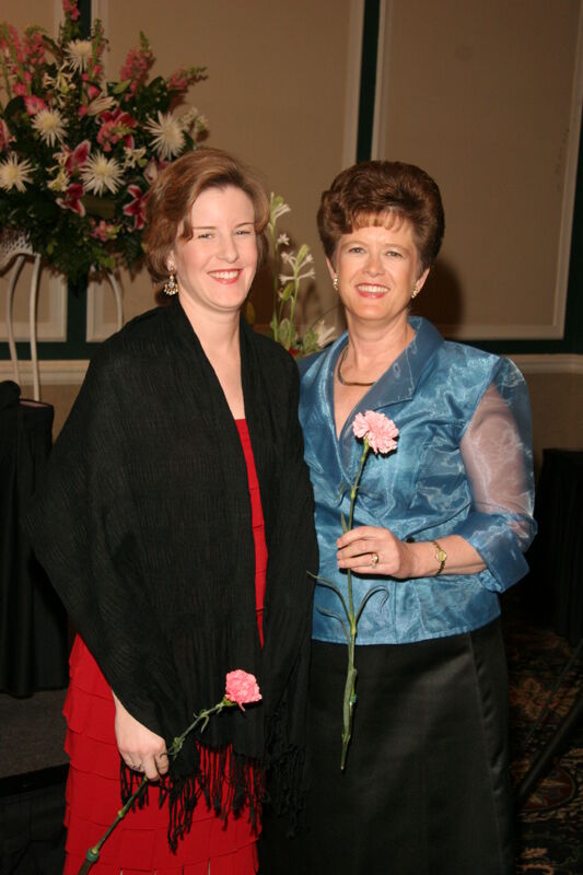 Unidentified Mother and Daughter at Convention Carnation Banquet Photograph 4, July 15, 2006 (Image)