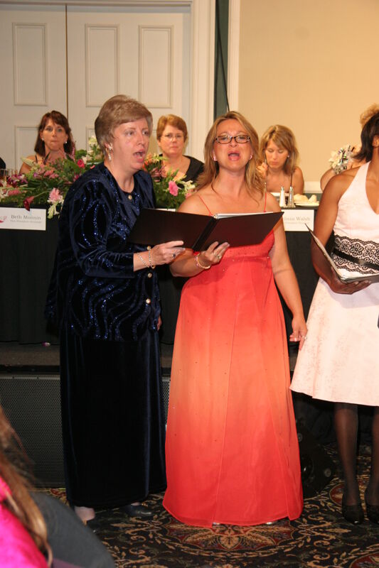 Choir Singing at Convention Carnation Banquet Photograph 8, July 15, 2006 (Image)