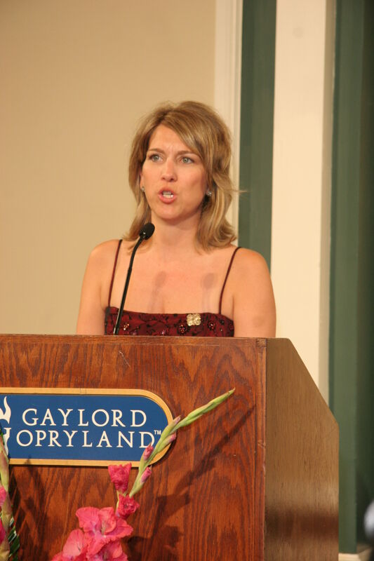 Melissa Walsh Speaking at Convention Carnation Banquet Photograph 1, July 15, 2006 (Image)