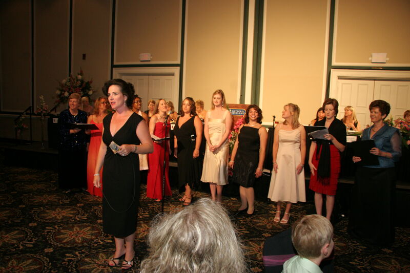 Choir Singing at Convention Carnation Banquet Photograph 3, July 15, 2006 (Image)