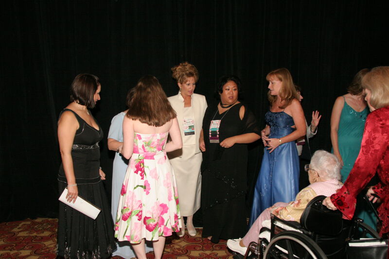 July 15 Phi Mus Socializing at Convention Carnation Banquet Photograph Image