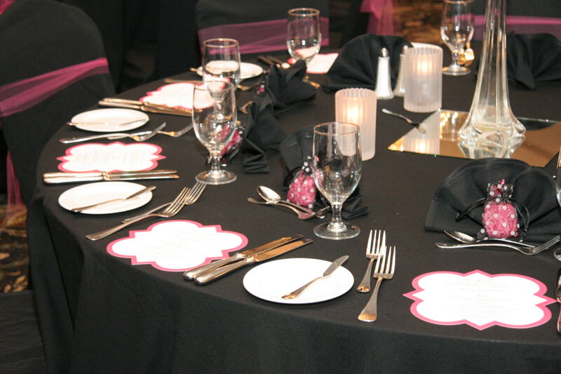 July 15 Convention Carnation Banquet Table Setting Photograph 5 Image
