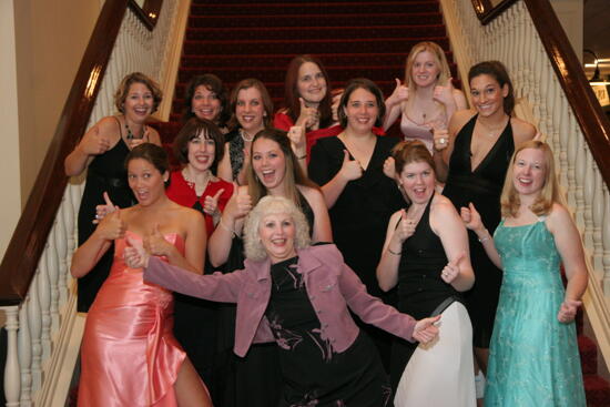 Group of 13 at Convention Carnation Banquet Photograph 9, July 15, 2006 (image)