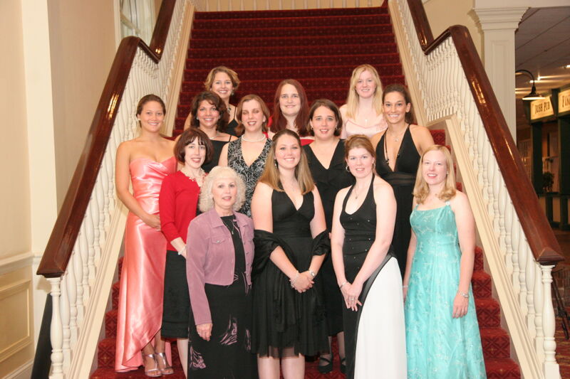 Group of 13 at Convention Carnation Banquet Photograph 2, July 15, 2006 (Image)