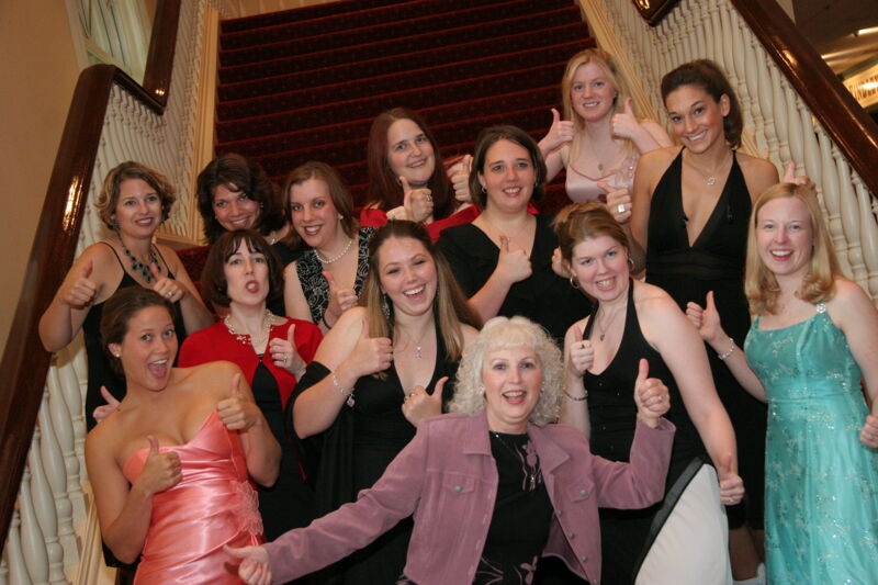 Group of 13 at Convention Carnation Banquet Photograph 8, July 15, 2006 (Image)