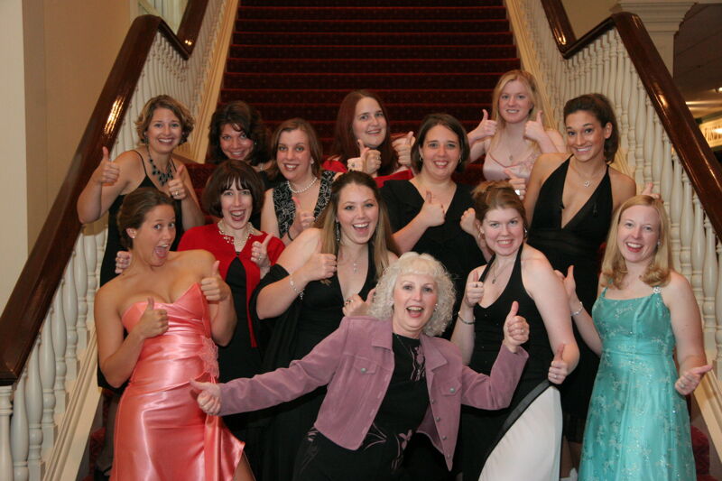 Group of 13 at Convention Carnation Banquet Photograph 7, July 15, 2006 (Image)