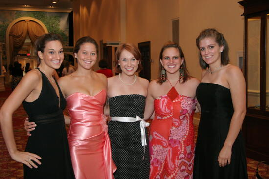 Group of Five at Convention Carnation Banquet Photograph, July 15, 2006 (image)