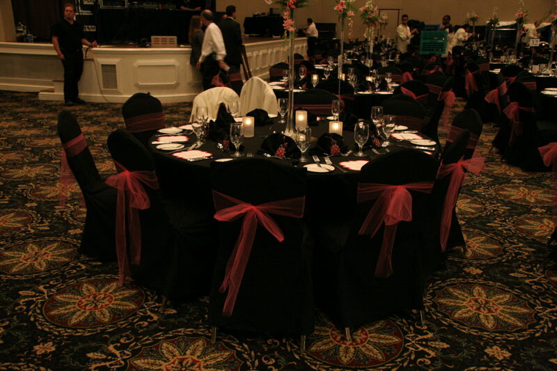 July 15 Convention Carnation Banquet Tables Photograph 2 Image