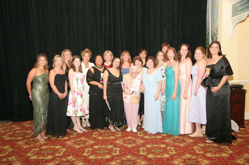 Group of 19 at Convention Carnation Banquet Photograph 2, July 15, 2006 (Image)