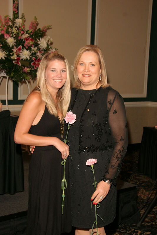 Unidentified Mother and Daughter at Convention Carnation Banquet Photograph 10, July 15, 2006 (Image)