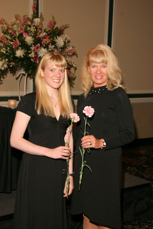 July 15 Unidentified Mother and Daughter at Convention Carnation Banquet Photograph 6 Image