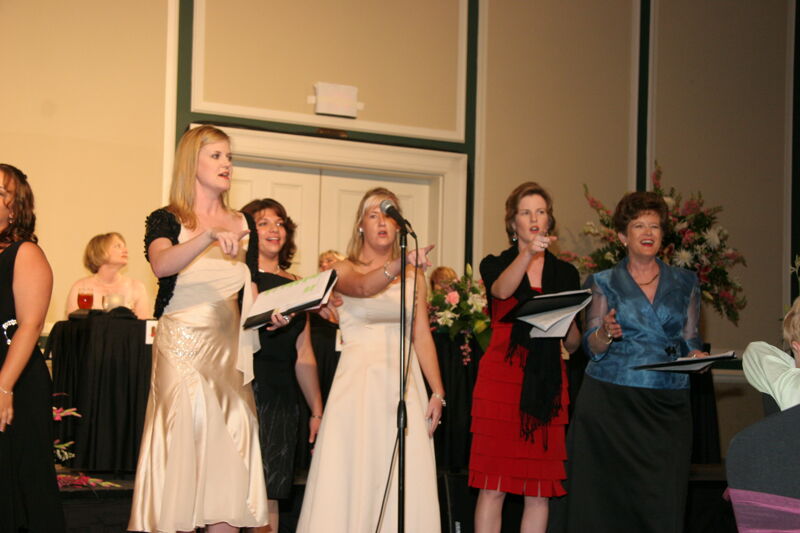 Choir Singing at Convention Carnation Banquet Photograph 18, July 15, 2006 (Image)