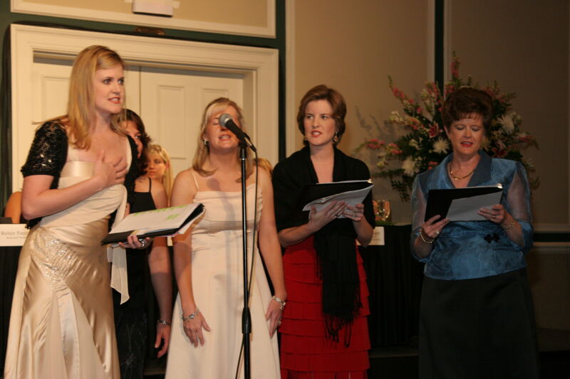 Choir Singing at Convention Carnation Banquet Photograph 14, July 15, 2006 (Image)
