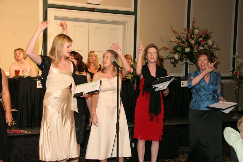 Choir Singing at Convention Carnation Banquet Photograph 19, July 15, 2006 (Image)
