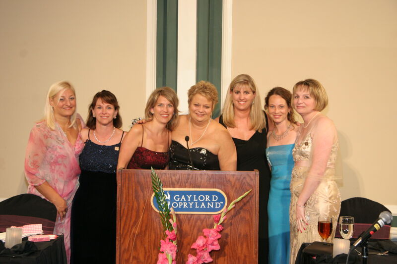July 15 National Council at Podium During Convention Carnation Banquet Photograph Image