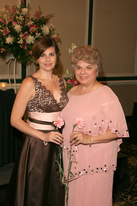 July 15 Unidentified Mother and Daughter at Convention Carnation Banquet Photograph 8 Image