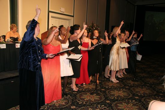 Choir Singing at Convention Carnation Banquet Photograph 10, July 15, 2006 (image)