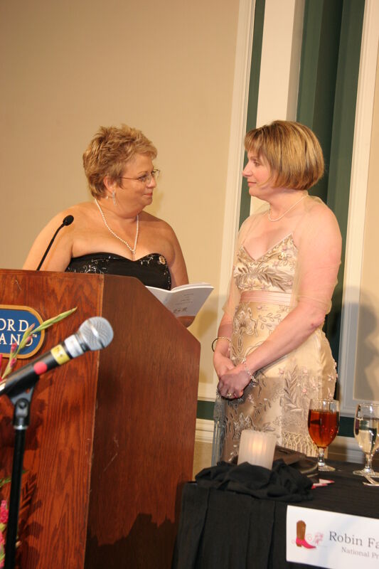 Kathy Williams Swearing In Robin Fanning at Convention Carnation Banquet Photograph 2, July 15, 2006 (Image)
