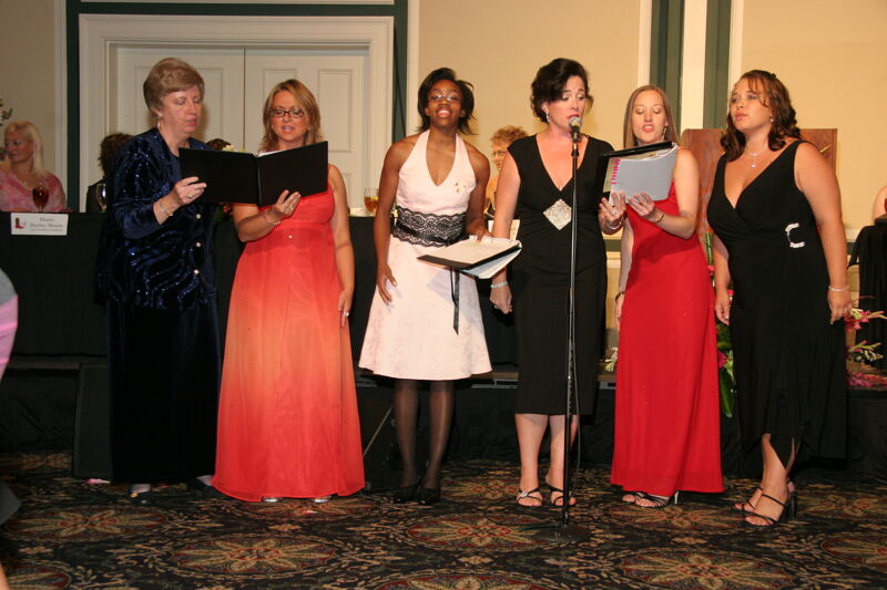 Choir Singing at Convention Carnation Banquet Photograph 13, July 15, 2006 (Image)
