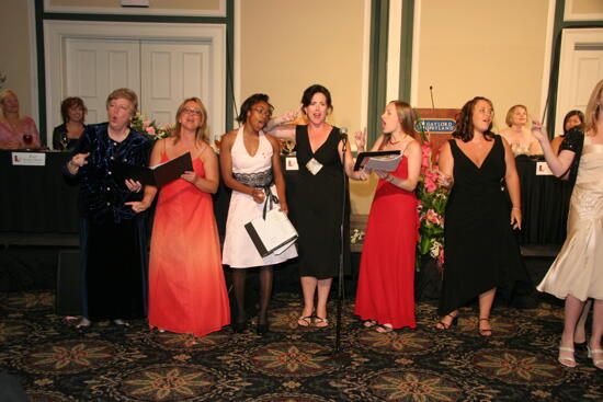 Choir Singing at Convention Carnation Banquet Photograph 20, July 15, 2006 (image)