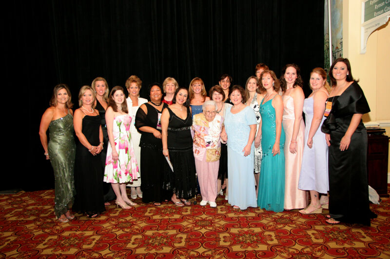 Group of 19 at Convention Carnation Banquet Photograph 3, July 15, 2006 (Image)