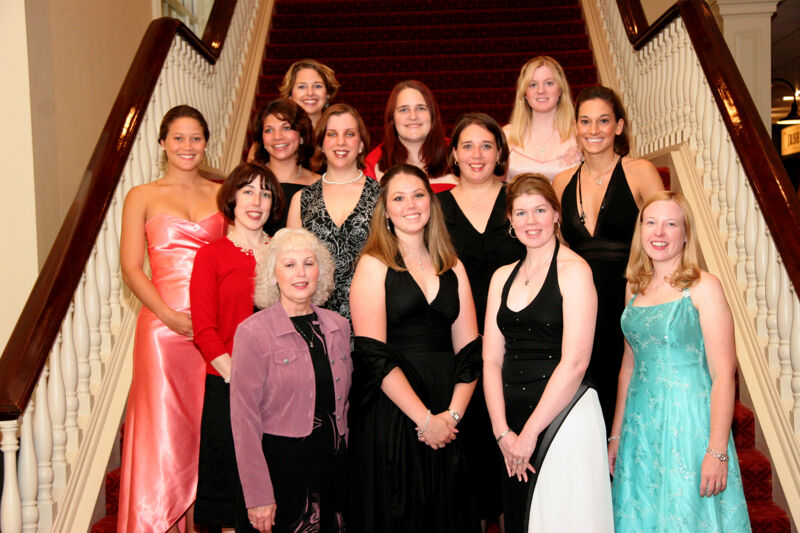 Group of 13 at Convention Carnation Banquet Photograph 1, July 15, 2006 (Image)