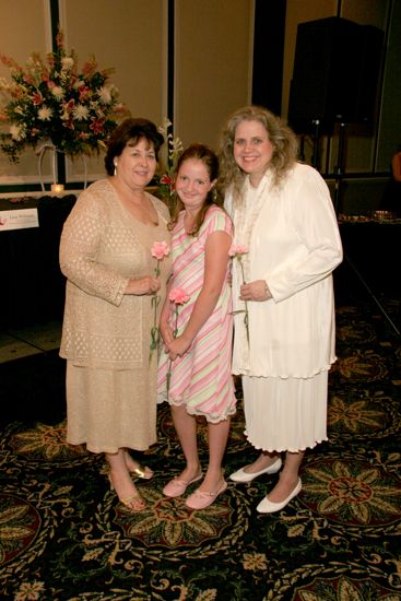 Mary Jane Johnson and Family at Convention Carnation Banquet Photograph, July 15, 2006 (image)