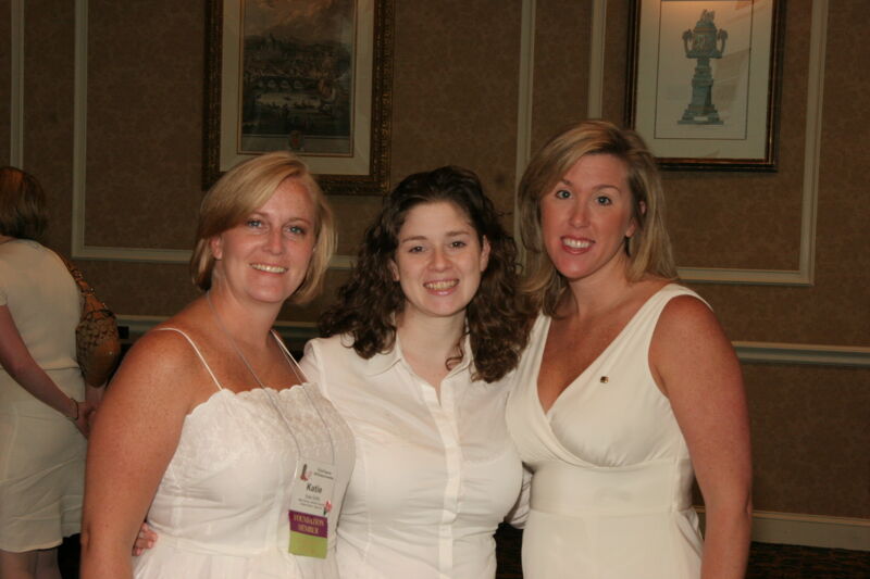Three Unidentified Phi Mus Before Saturday Convention Session Photograph, July 15, 2006 (Image)
