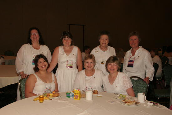 Group of Seven at Saturday Convention Breakfast Photograph, July 15, 2006 (image)