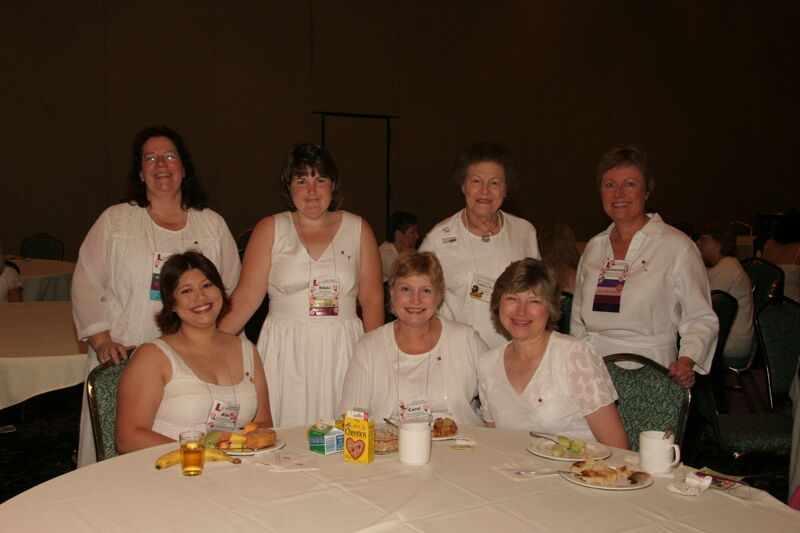 Group of Seven at Saturday Convention Breakfast Photograph, July 15, 2006 (Image)