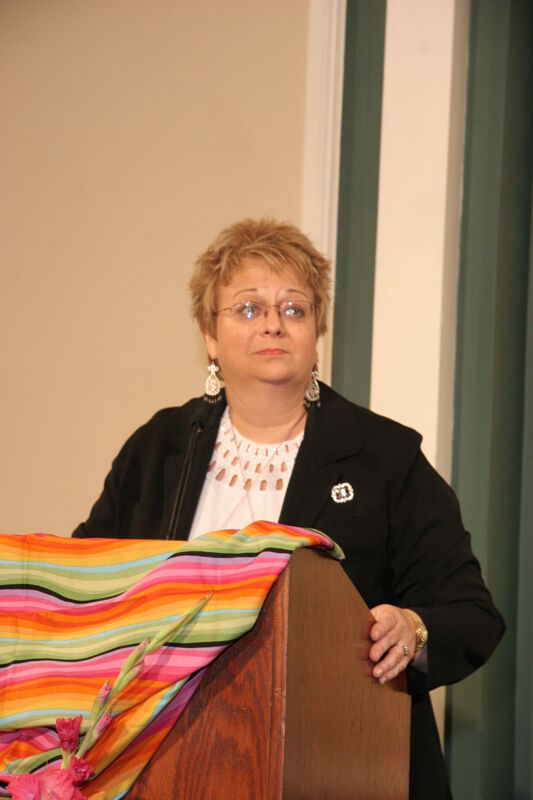 Kathy Williams Speaking at Convention Sisterhood Luncheon Photograph 1, July 15, 2006 (Image)