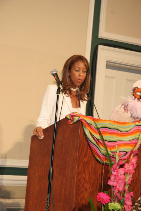 Rikki Marver Speaking at Convention Sisterhood Luncheon Photograph 20, July 15, 2006 (Image)