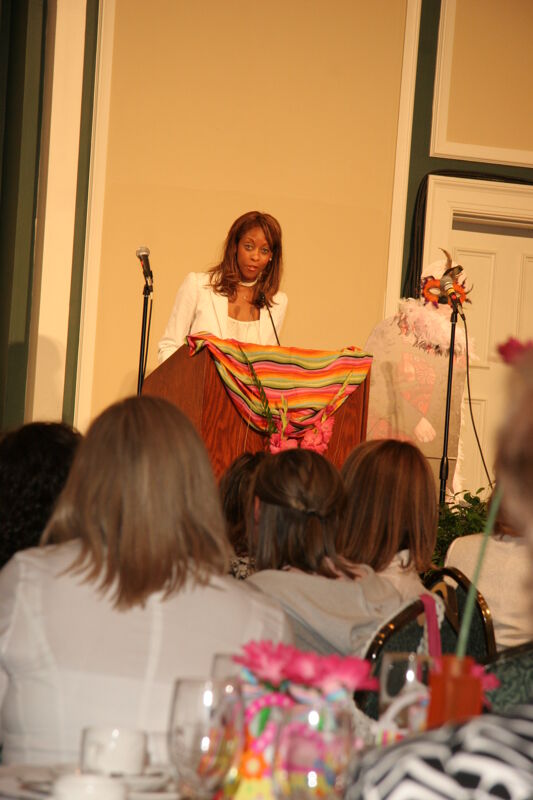 Rikki Marver Speaking at Convention Sisterhood Luncheon Photograph 24, July 15, 2006 (Image)