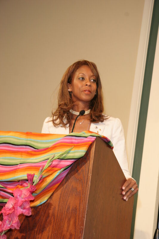 Rikki Marver Speaking at Convention Sisterhood Luncheon Photograph 15, July 15, 2006 (Image)