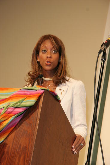 Rikki Marver Speaking at Convention Sisterhood Luncheon Photograph 18, July 15, 2006 (image)