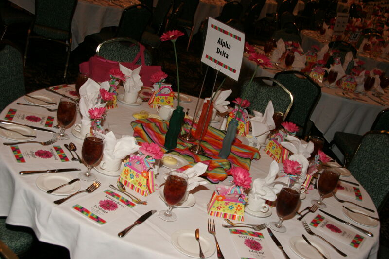 July 15 Alpha Delta Table at Convention Sisterhood Luncheon Photograph 3 Image