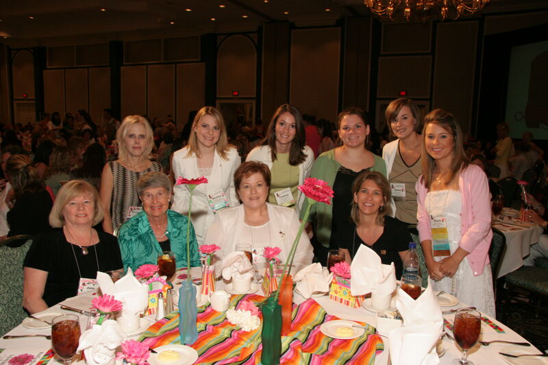 Table of 10 at Convention Sisterhood Luncheon Photograph 2, July 15, 2006 (Image)