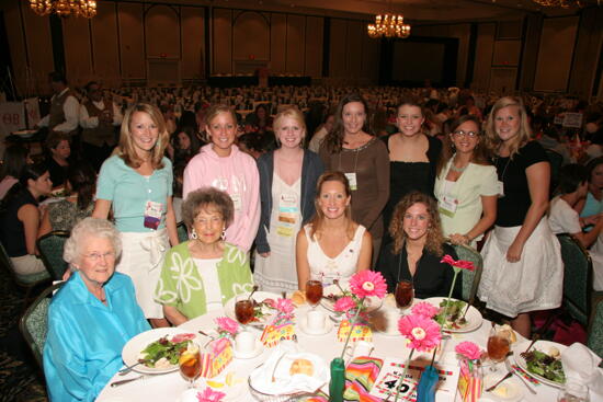 Table of 11 at Convention Sisterhood Luncheon Photograph 1, July 15, 2006 (image)