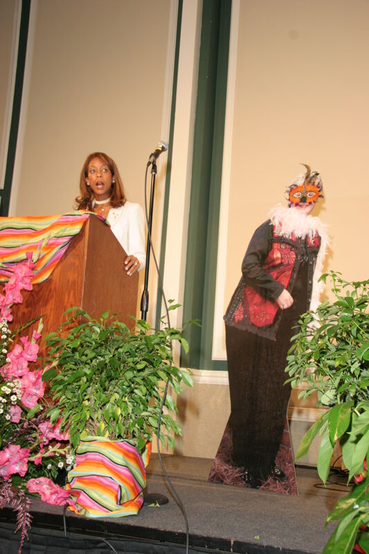 Rikki Marver Speaking at Convention Sisterhood Luncheon Photograph 16, July 15, 2006 (Image)