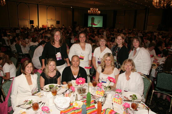 Table of 10 at Convention Sisterhood Luncheon Photograph 19, July 15, 2006 (image)