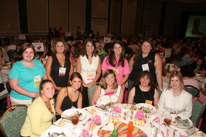 Table of 10 at Convention Sisterhood Luncheon Photograph 18, July 15, 2006 (Image)