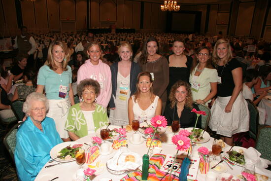 Table of 11 at Convention Sisterhood Luncheon Photograph 2, July 15, 2006 (image)