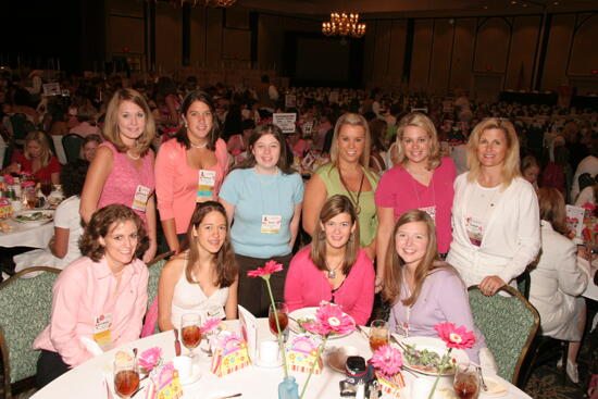 Table of 10 at Convention Sisterhood Luncheon Photograph 24, July 15, 2006 (image)