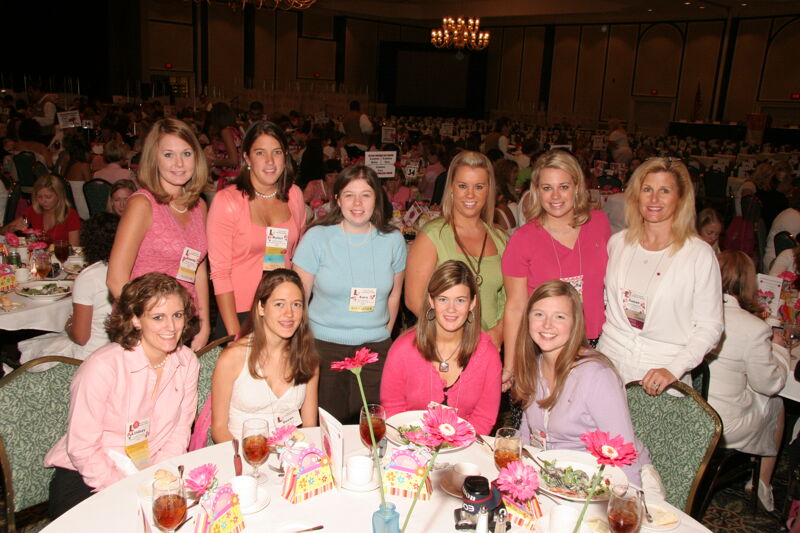 Table of 10 at Convention Sisterhood Luncheon Photograph 24, July 15, 2006 (Image)