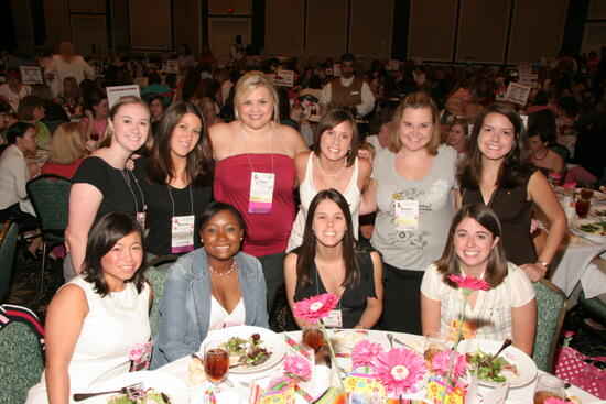 Table of 10 at Convention Sisterhood Luncheon Photograph 10, July 15, 2006 (image)