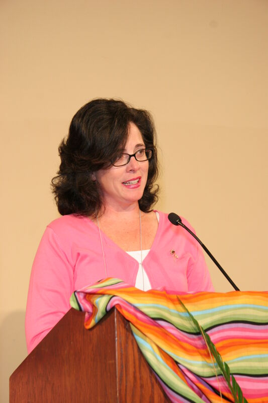 Mary Helen Griffis Speaking at Convention Sisterhood Luncheon Photograph, July 15, 2006 (Image)