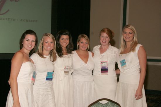 Group of Six at Convention Sisterhood Luncheon Photograph, July 15, 2006 (image)