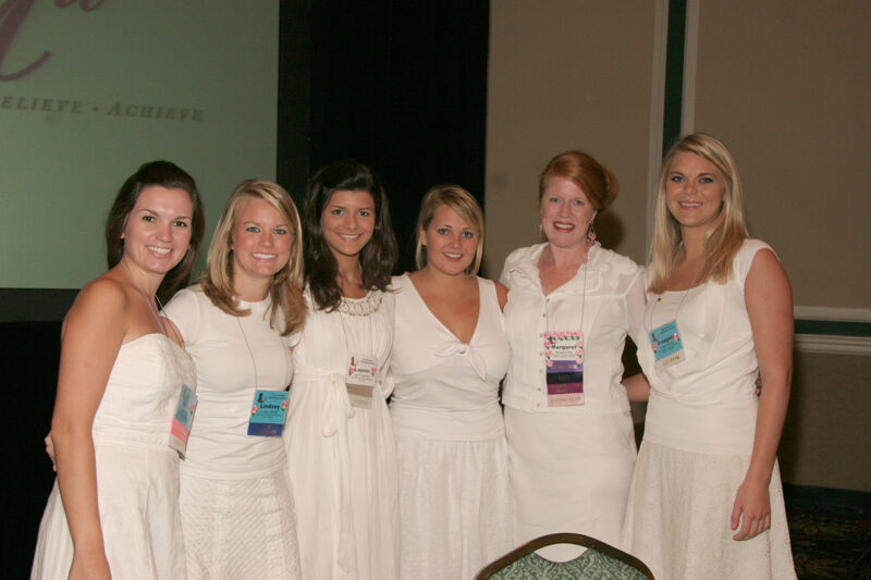 July 15 Group of Six at Convention Sisterhood Luncheon Photograph Image