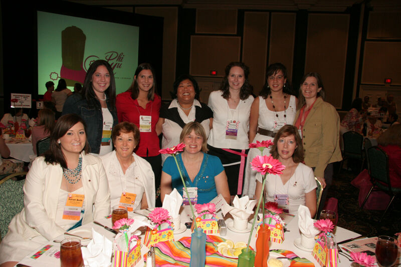 Table of 10 at Convention Sisterhood Luncheon Photograph 3, July 15, 2006 (Image)