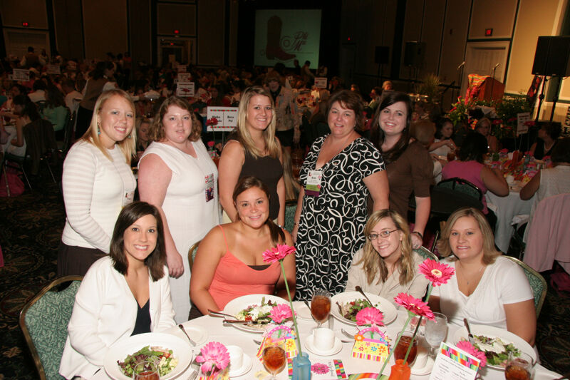 July 15 Table of Nine at Convention Sisterhood Luncheon Photograph 1 Image